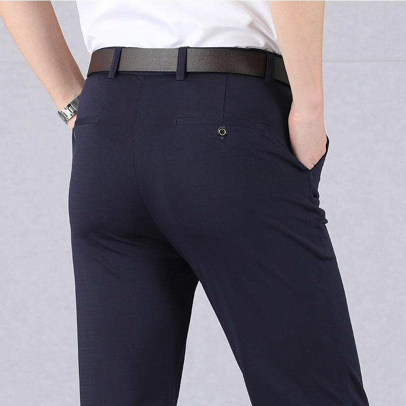 Men's Pants - Smart Casual - Slim Fit - Stretch Pants - Dress Pants-Chaps of London-Blue-29-Chaps of London