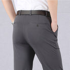 Men's Pants - Smart Casual - Slim Fit - Stretch Pants - Dress Pants-Chaps of London-Gray-29-Chaps of London