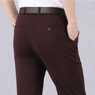Men's Pants - Smart Casual - Slim Fit - Stretch Pants - Dress Pants-Chaps of London-Red-29-Chaps of London