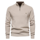 Men's Quarter Zip Sweaters | Long Sleeve | Knitted | Polo Sweater | Men's Half Zip Jumper-Tops-Chaps of London-Chaps of London