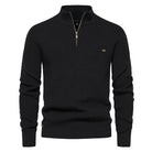 Men's Quarter Zip Sweaters | Long Sleeve | Knitted | Polo Sweater | Men's Half Zip Jumper-Tops-Chaps of London-Chaps of London