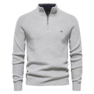 Men's Quarter Zip Sweaters | Long Sleeve | Knitted | Polo Sweater | Men's Half Zip Jumper-Tops-Chaps of London-Chaps of London