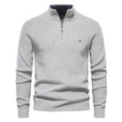 Men's Quarter Zip Sweaters | Long Sleeve | Knitted | Polo Sweater | Men's Half Zip Jumper-Tops-Chaps of London-Chaps of London