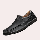 Men's Shoes - Leather - Slip-On - Loafers - Leisure Shoes-Men Summer Shoes-Chaps of London-Black-39-Chaps of London