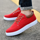 Men's Sneakers - Casual - Comfortable - Slip-On Sneakers - Men's Shoes-Chaps of London-Red-39-Chaps of London