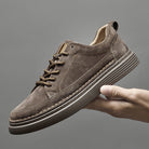 Men's Sneakers | Leather | Slip-On | Walking Shoes | Men's Shoes-Comfortable Shoes-Chaps of London-Brown-36-Chaps of London