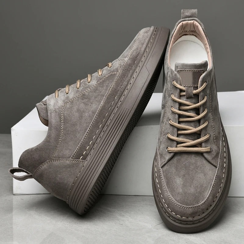 Men's Sneakers | Leather | Slip-On | Walking Shoes | Men's Shoes-Comfortable Shoes-Chaps of London-Chaps of London