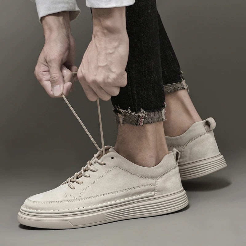 Men's Sneakers | Leather | Slip-On | Walking Shoes | Men's Shoes-Comfortable Shoes-Chaps of London-Chaps of London