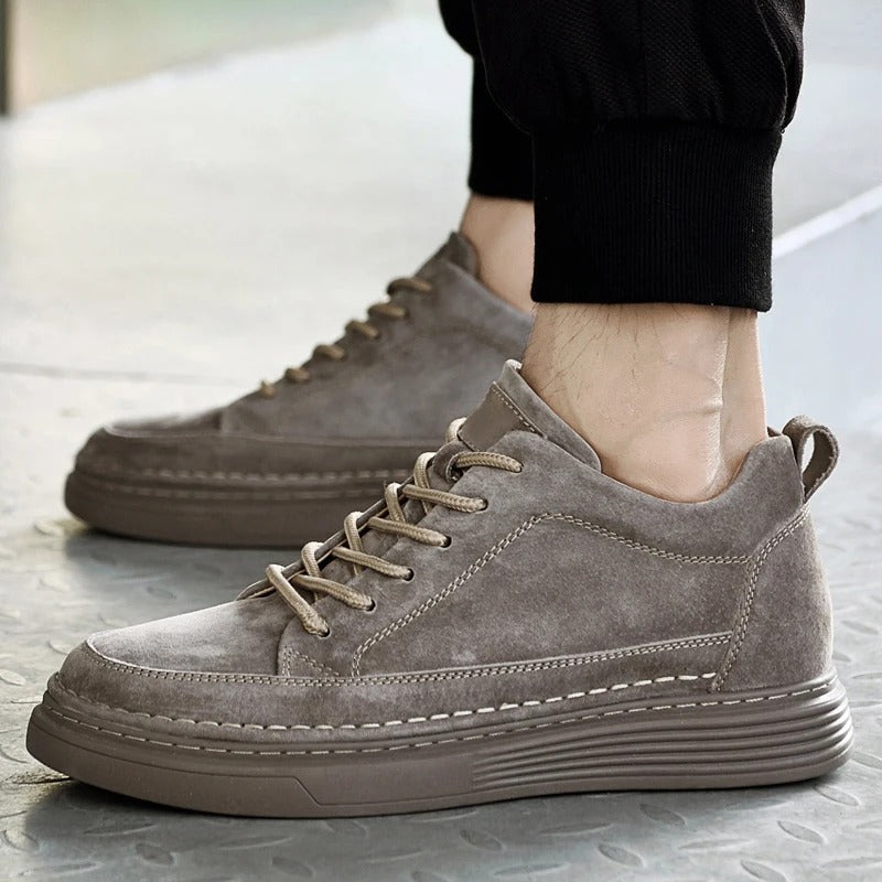 Men's Sneakers | Leather | Slip-On | Walking Shoes | Men's Shoes-Comfortable Shoes-Chaps of London-Chaps of London