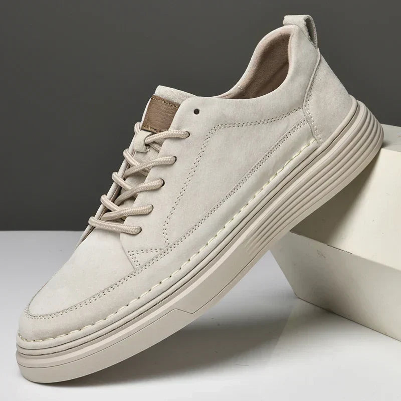 Men's Sneakers | Leather | Slip-On | Walking Shoes | Men's Shoes-Comfortable Shoes-Chaps of London-Chaps of London
