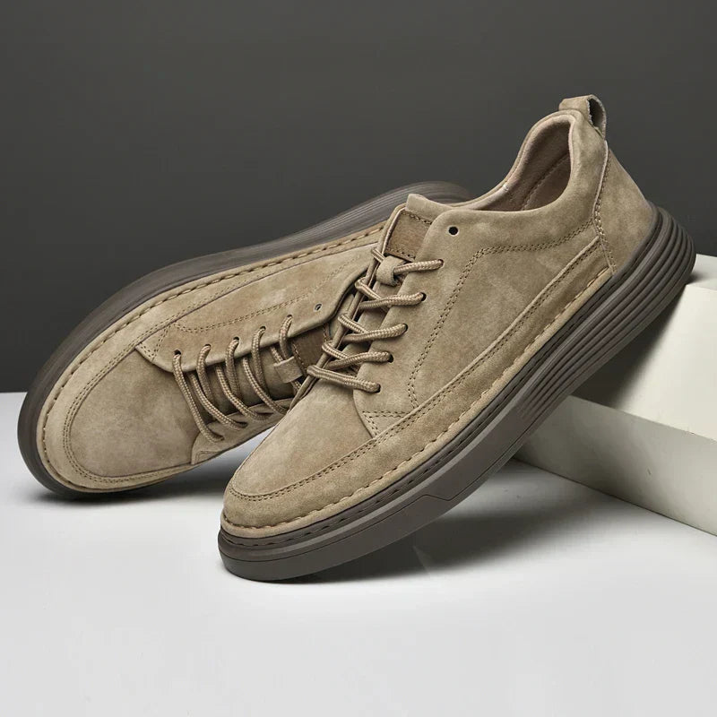 Men's Sneakers | Leather | Slip-On | Walking Shoes | Men's Shoes-Comfortable Shoes-Chaps of London-Chaps of London