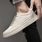 Men's Sneakers | Leather | Slip-On | Walking Shoes | Men's Shoes-Comfortable Shoes-Chaps of London-Chaps of London