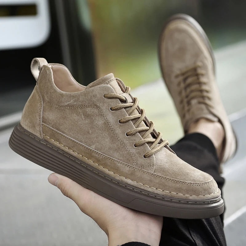 Men's Sneakers | Leather | Slip-On | Walking Shoes | Men's Shoes-Comfortable Shoes-Chaps of London-Chaps of London