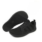 Men's Sneakers - Men's Comfortable Flat Lace-Up Sneakers-Chaps of London-Black-36-Chaps of London