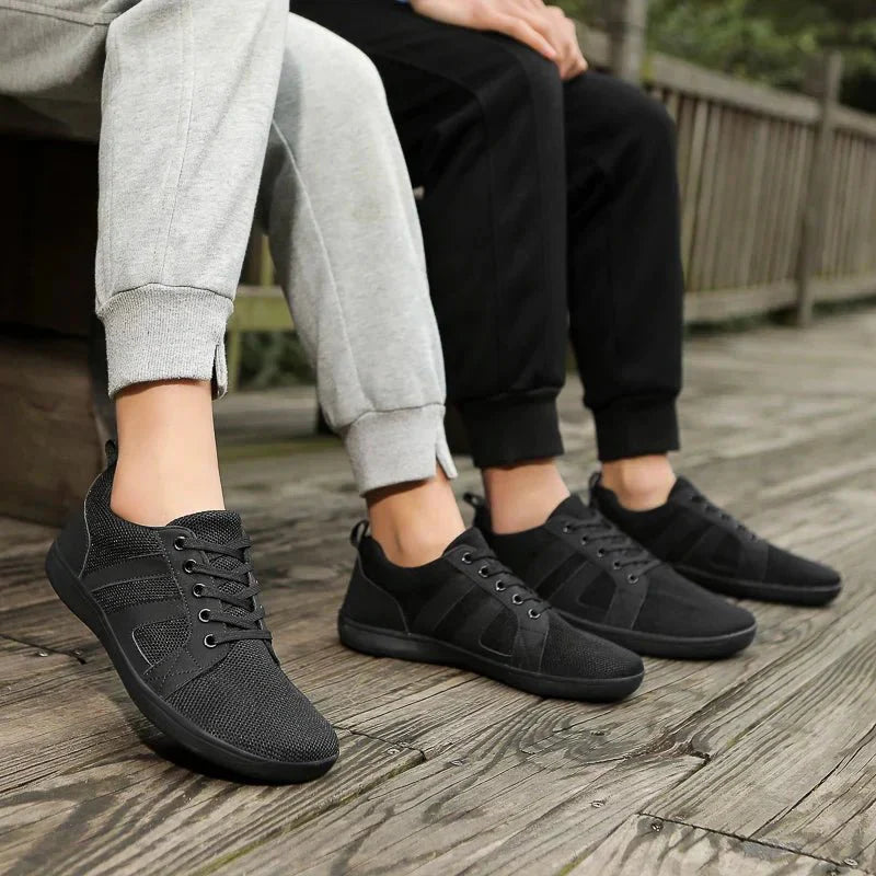 Men's Sneakers - Men's Comfortable Flat Lace-Up Sneakers-Chaps of London-Chaps of London