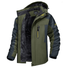 Men's Softshell Jacket - Fleece Lined - Hooded - Windbreaker Jacket - Weatherproof Jackets-Men's Jackets-Chaps of London-Chaps of London