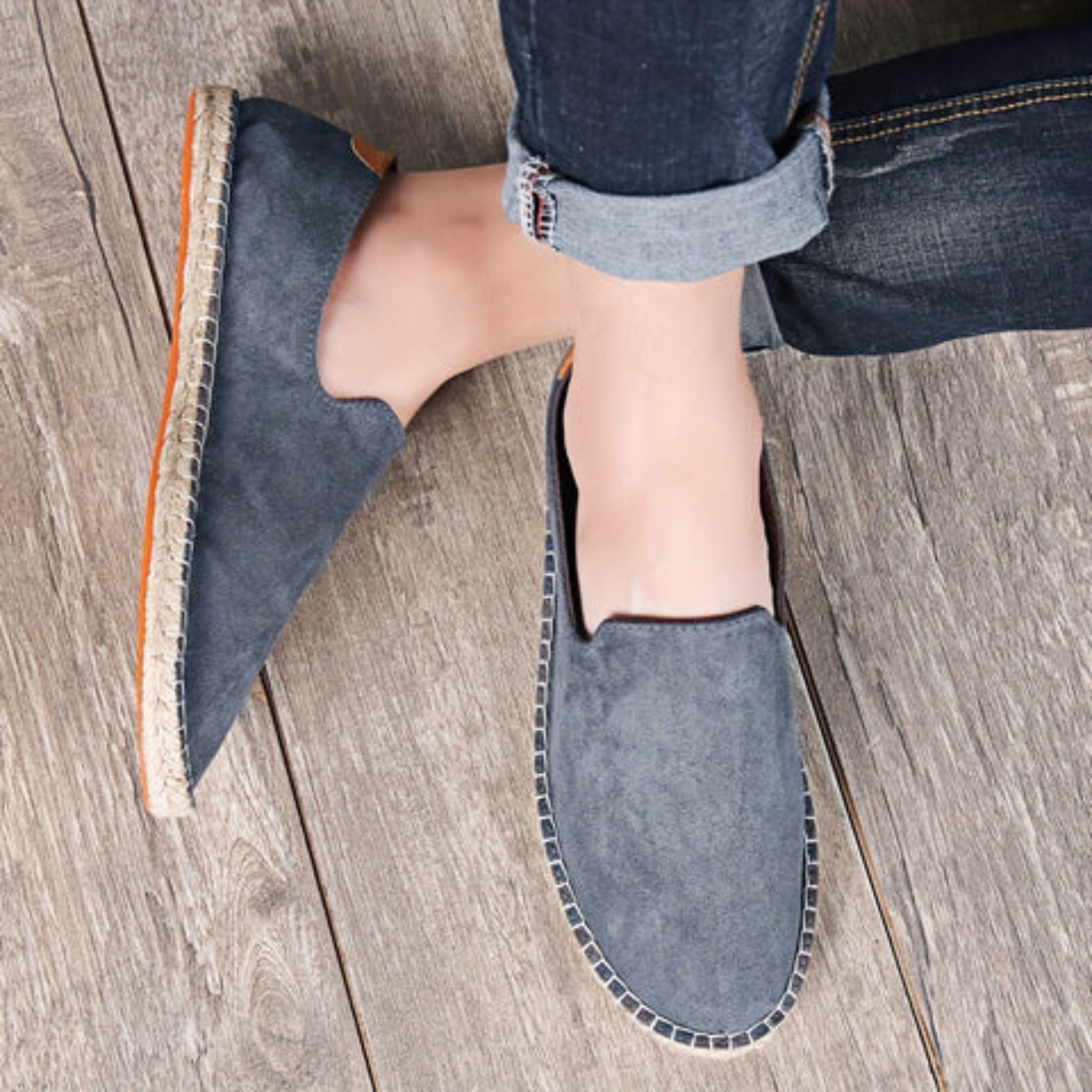 Men's Summer Shoes - Flat - Slip-On - Lightweight Shoes - Men's Espadrilles-Loafers-Chaps of London-Chaps of London