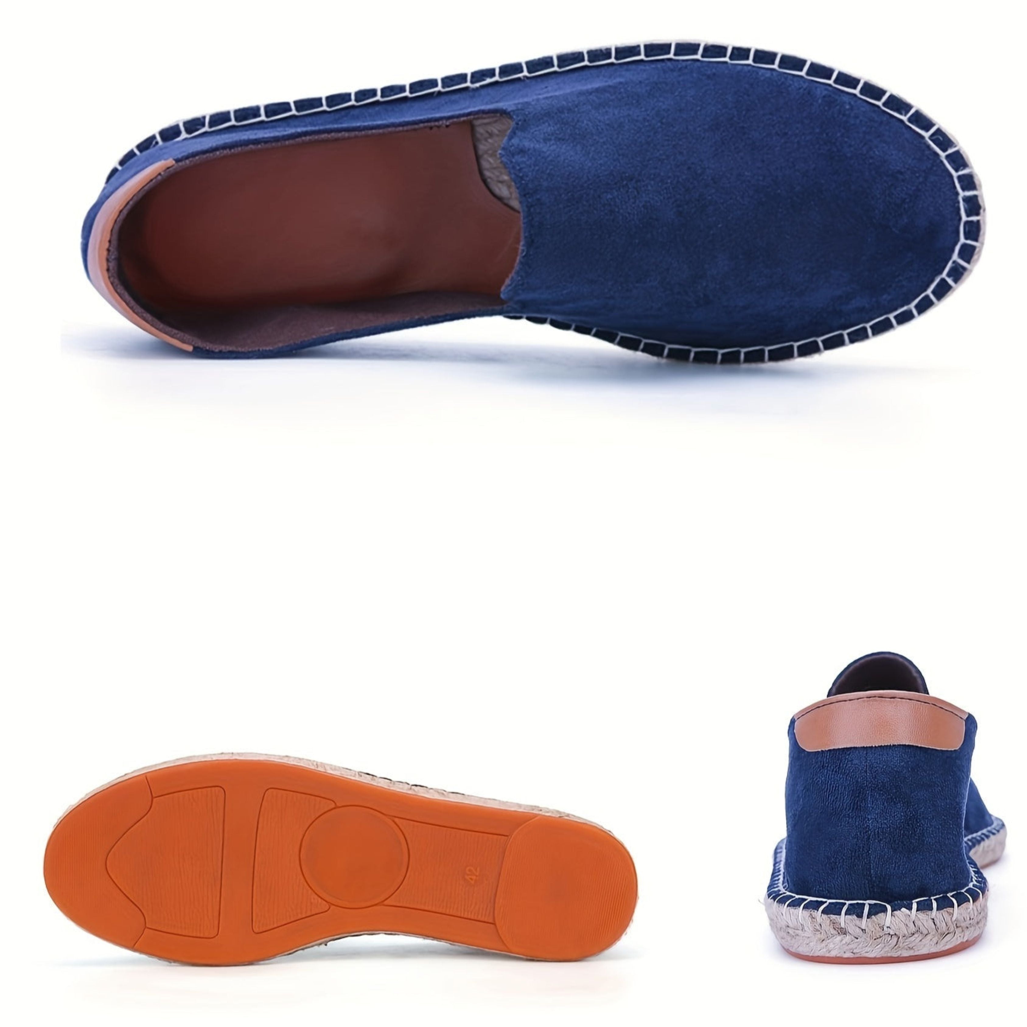 Men's Summer Shoes - Flat - Slip-On - Lightweight Shoes - Men's Espadrilles-Loafers-Chaps of London-Chaps of London