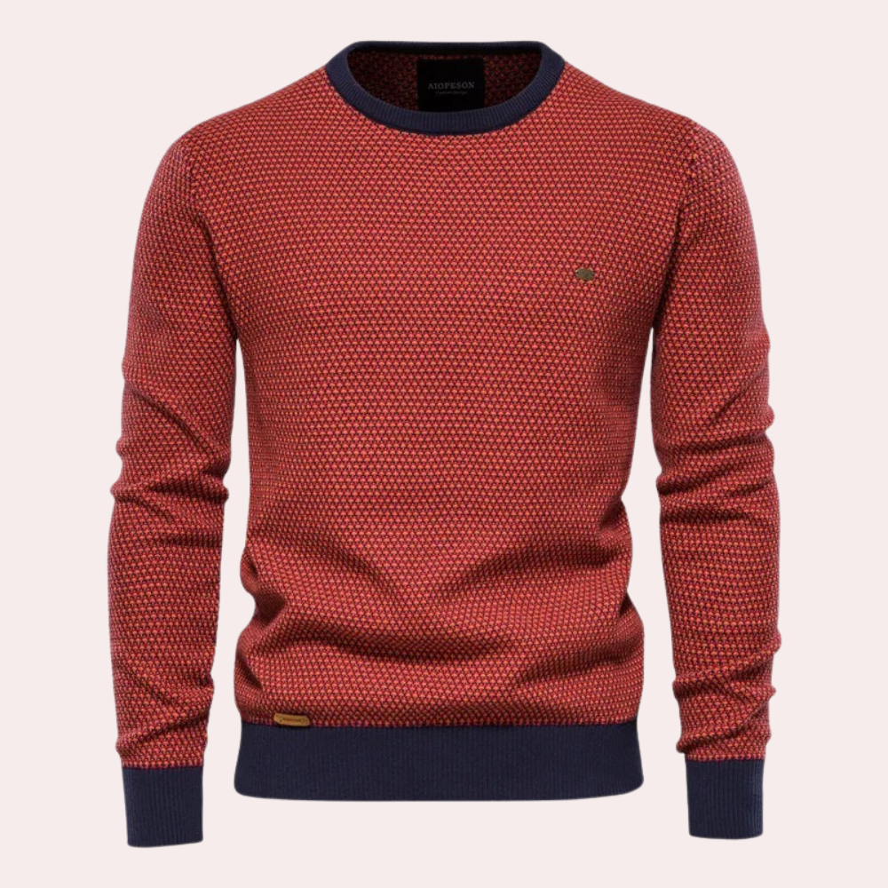 Men's Sweater | Crew Neck | Regular Fit | Knitted Jumper | Men's Clothing-Chaps of London-Chaps of London