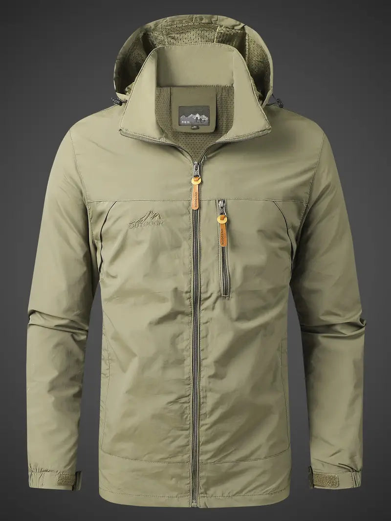 Men's Windbreaker - Hooded - Outdoor - Waterproof Jacket - Windbreaker Jacket-Men's Windbreaker Jacket-Chaps of London-Chaps of London