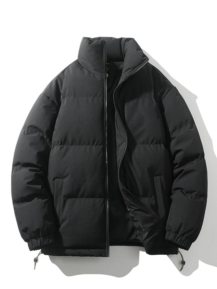 Men's Winter Jacket - Warm - Padded - Down Jacket - Puffer Jacket-Men Jackets-Chaps of London-Black-S-Chaps of London