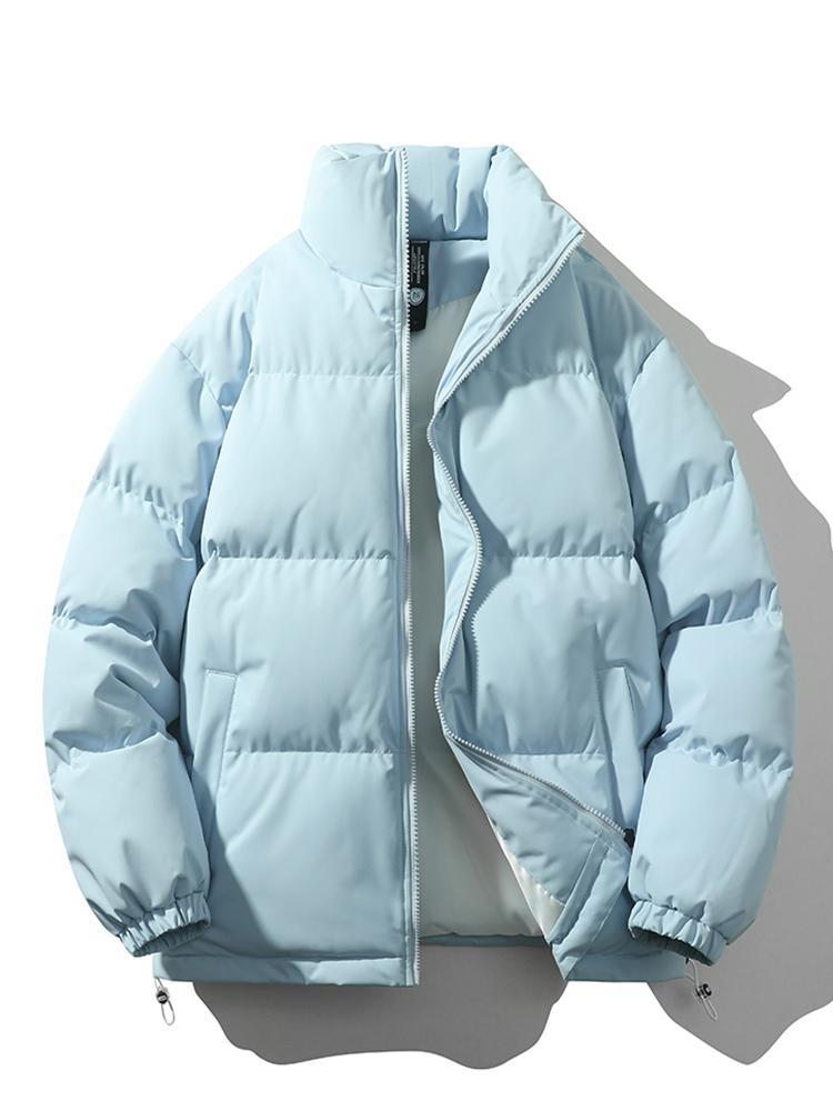 Men's Winter Jacket - Warm - Padded - Down Jacket - Puffer Jacket-Men Jackets-Chaps of London-Light Blue-S-Chaps of London