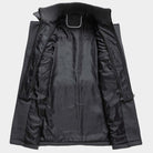 Men's Wool Coat | Single Breasted | Zip-Up | Wool Trech Coat | Male Winter Jackets-Men’s Wool Trench Coat-Chaps of London-Chaps of London