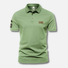 Military Men's Polo For Summer/Spring-Chaps of London-Green-S-Chaps of London