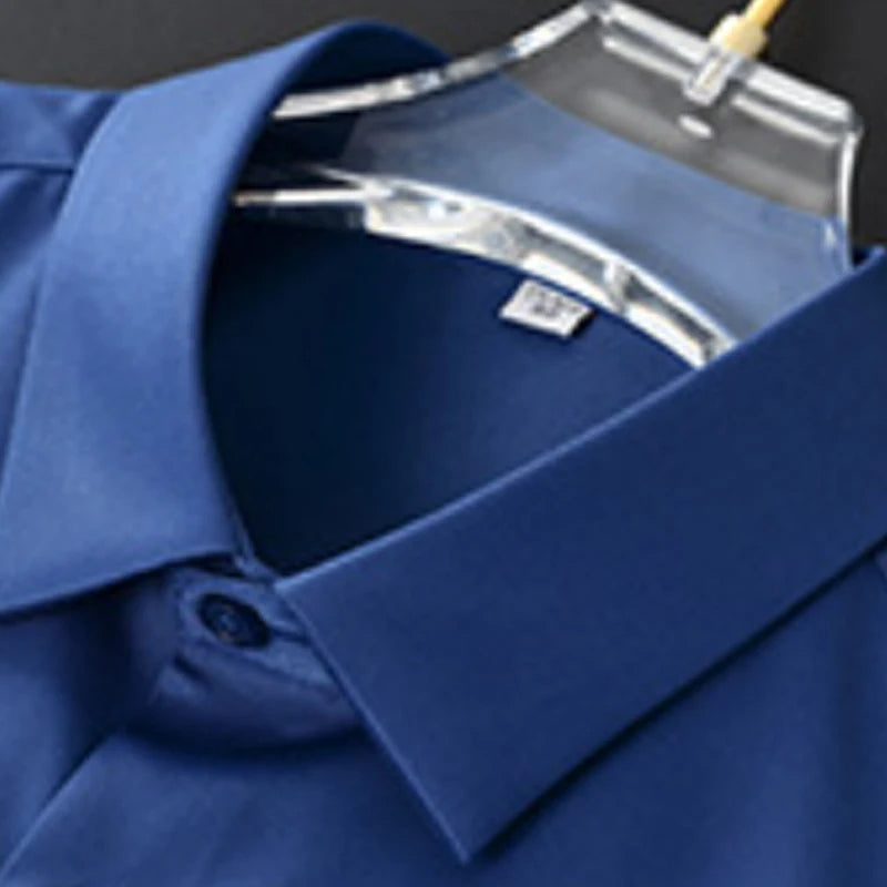 Non Iron Shirt - Anti Wrinkle - Button-Up - Dress Shirt - Men's Shirts-Men's long sleeve top-Chaps of London-Chaps of London