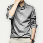 Non Iron Shirt - Anti Wrinkle - Button-Up - Dress Shirt - Men's Shirts-Men's long sleeve top-Chaps of London-Chaps of London