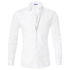 Non Iron Shirt -Button-Up - Long Sleeve - Dress Shirt - Men's Shirt-Chaps of London-White-S-Chaps of London