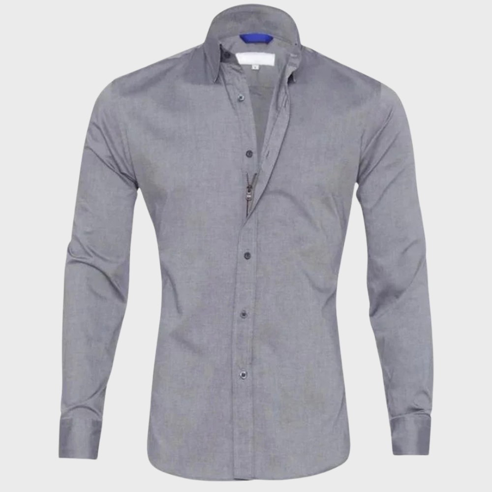 Non Iron Shirt - Wrinkle Free - Collared - Dress Shirt - Men's Button-Up Shirt-Chaps of London-Chaps of London