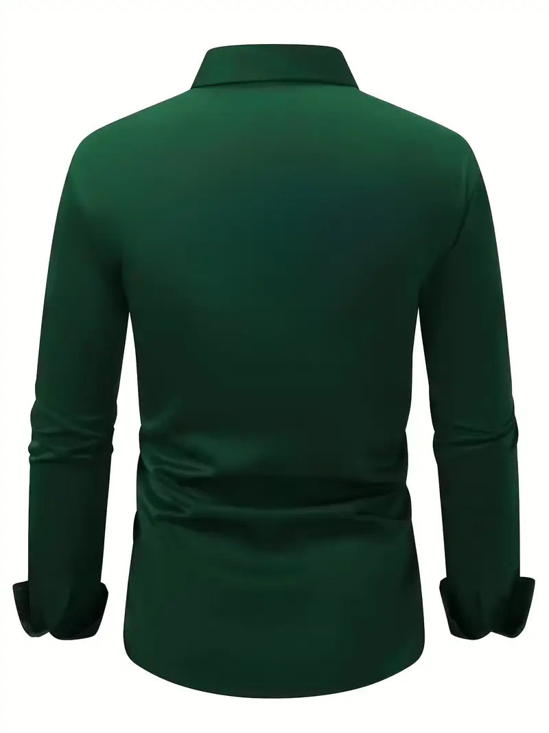 Non Iron Shirt | Wrinkle Free | Slim Fit | Button-Up Shirt | Men's Shirts-Men’s Dress Shirt-Chaps of London-Chaps of London