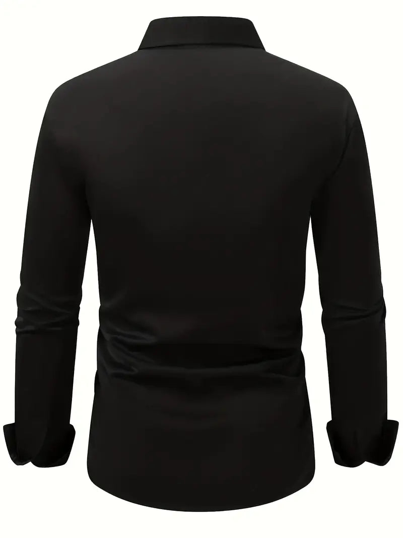 Non Iron Shirt | Wrinkle Free | Slim Fit | Button-Up Shirt | Men's Shirts-Men’s Dress Shirt-Chaps of London-Chaps of London