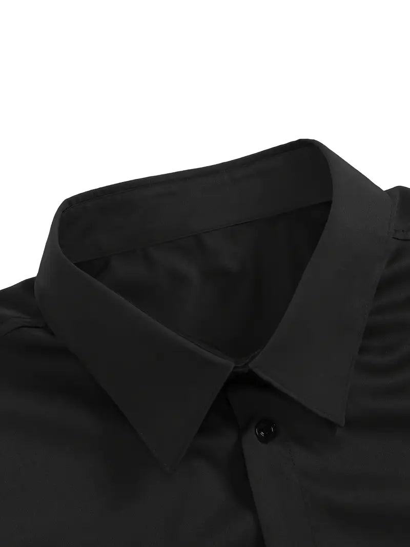 Non Iron Shirt | Wrinkle Free | Slim Fit | Button-Up Shirt | Men's Shirts-Men’s Dress Shirt-Chaps of London-Chaps of London