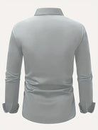 Non Iron Shirt | Wrinkle Free | Slim Fit | Button-Up Shirt | Men's Shirts-Men’s Dress Shirt-Chaps of London-Chaps of London