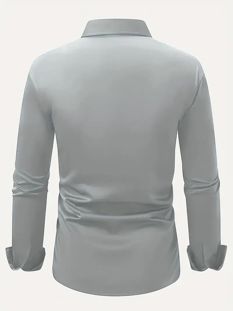 Non Iron Shirt | Wrinkle Free | Slim Fit | Button-Up Shirt | Men's Shirts-Men’s Dress Shirt-Chaps of London-Chaps of London