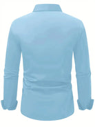 Non Iron Shirt | Wrinkle Free | Slim Fit | Button-Up Shirt | Men's Shirts-Men’s Dress Shirt-Chaps of London-Chaps of London