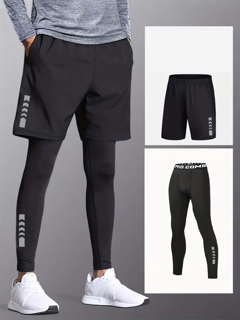 Norris Sportswear | Men's Leggings & Shorts Set-Chaps of London-Chaps of London