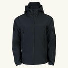 North Windproof Jacket | Men's outdoor hooded jacket-Chaps of London-Black-M-Chaps of London