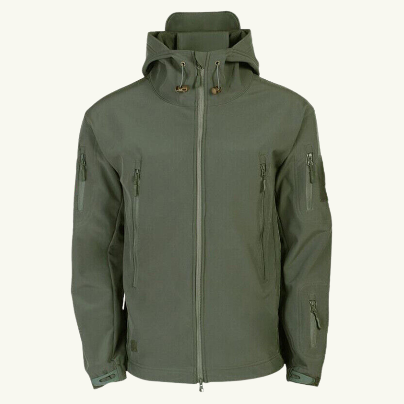 North Windproof Jacket | Men's outdoor hooded jacket-Chaps of London-Green-M-Chaps of London