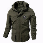 Outdoor Jacket | Hooded | Waterproof | Windbreaker Jacket | Men's Jacket-Fashion Men Jacket Bomber Fall-Chaps of London-Army Green-S-Chaps of London
