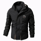 Outdoor Jacket | Hooded | Waterproof | Windbreaker Jacket | Men's Jacket-Fashion Men Jacket Bomber Fall-Chaps of London-Black-S-Chaps of London