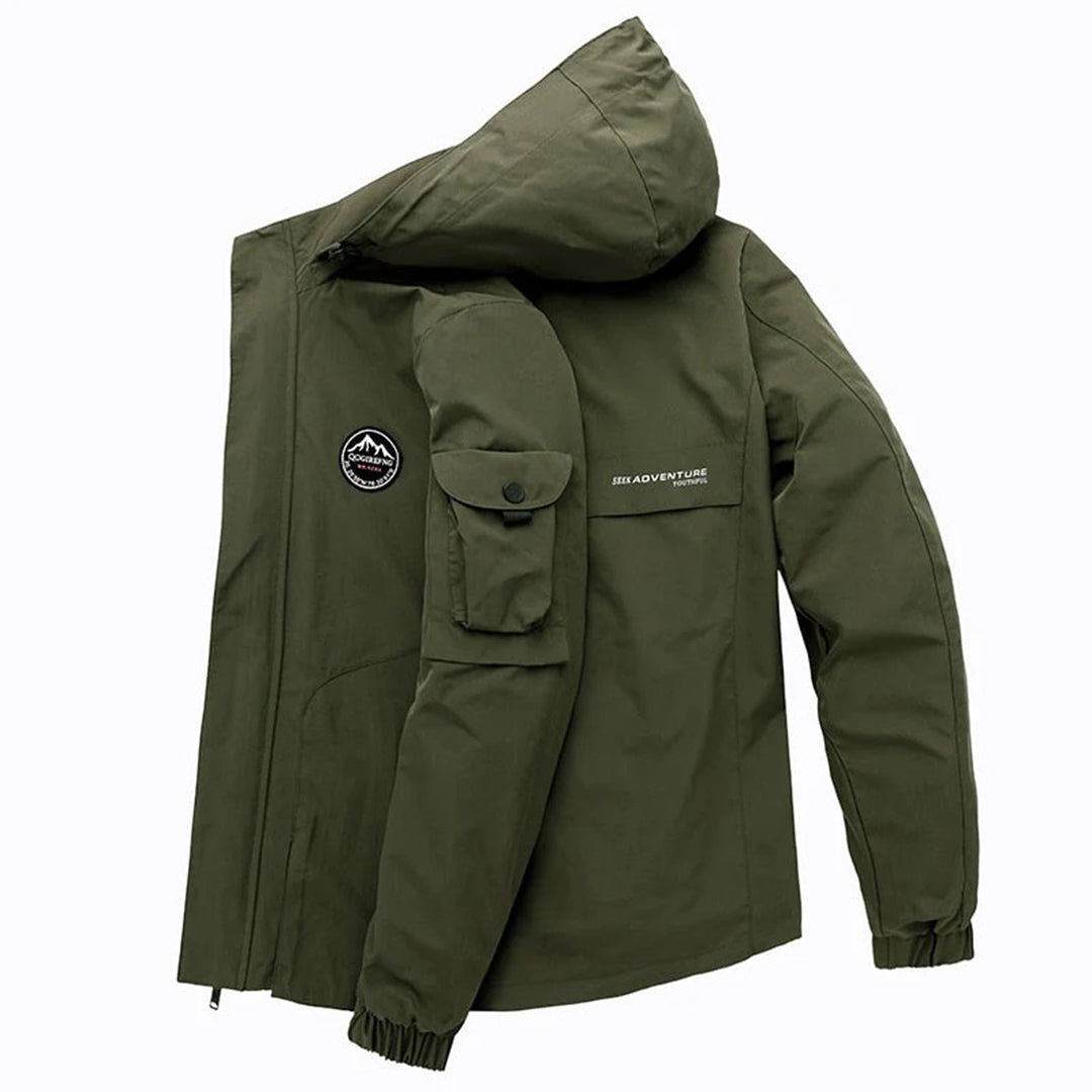 Outdoor Jacket | Hooded | Waterproof | Windbreaker Jacket | Men's Jacket-Fashion Men Jacket Bomber Fall-Chaps of London-Chaps of London