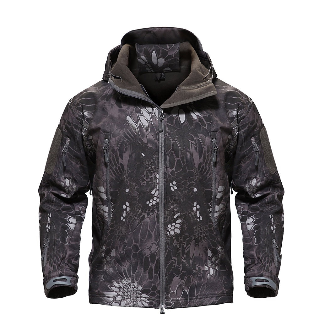 Outdoor Jacket - Tactical - Waterproof - Windbreaker Jacket - Men's Jacket-Chaps of London-Black Python-XS-Chaps of London