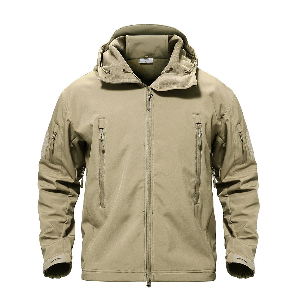 Outdoor Jacket - Tactical - Waterproof - Windbreaker Jacket - Men's Jacket-Chaps of London-Khaki-XS-Chaps of London