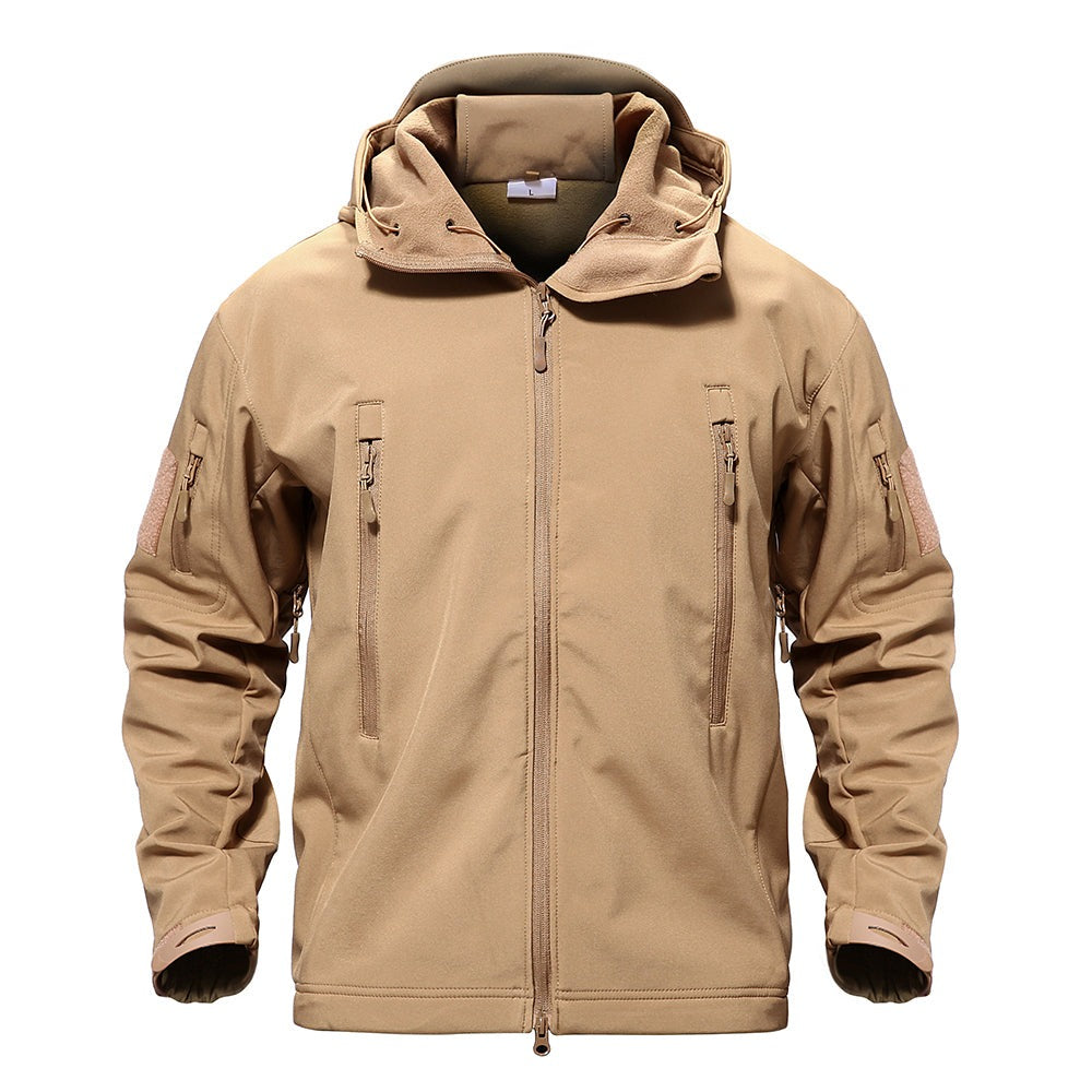 Outdoor Jacket - Tactical - Waterproof - Windbreaker Jacket - Men's Jacket-Chaps of London-Sand-XS-Chaps of London