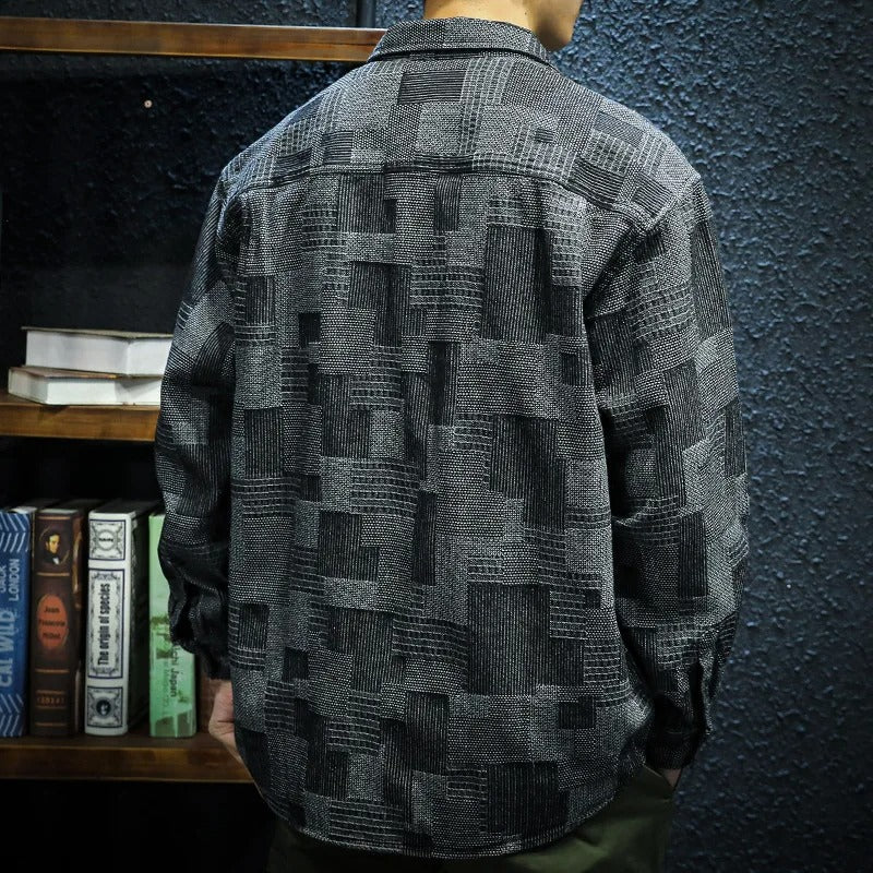 Overshirt - Button-Up - Long Sleeve - Shirt Jacket - Men's Clothing-Chaps of London-Chaps of London