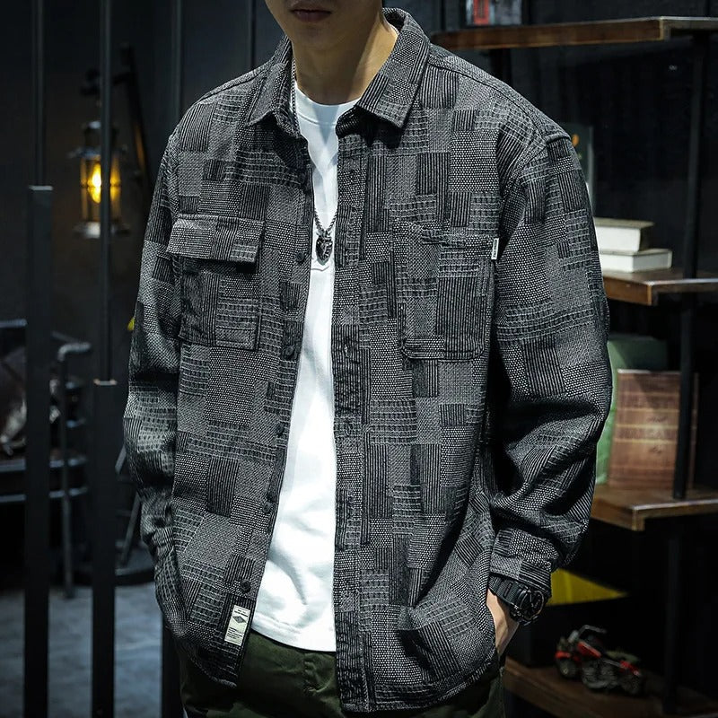 Overshirt - Button-Up - Long Sleeve - Shirt Jacket - Men's Clothing-Chaps of London-Chaps of London