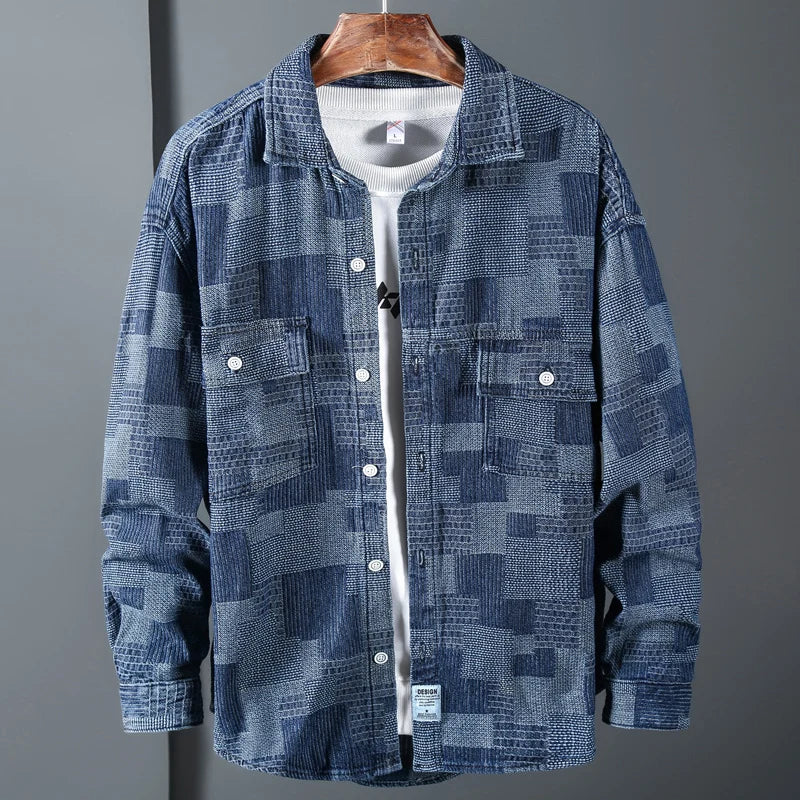 Overshirt - Button-Up - Long Sleeve - Shirt Jacket - Men's Clothing-Chaps of London-Chaps of London